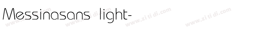 Messinasans light字体转换
